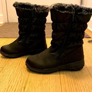 Totes Ada Black Waterproof Snowboots Womens Size 7